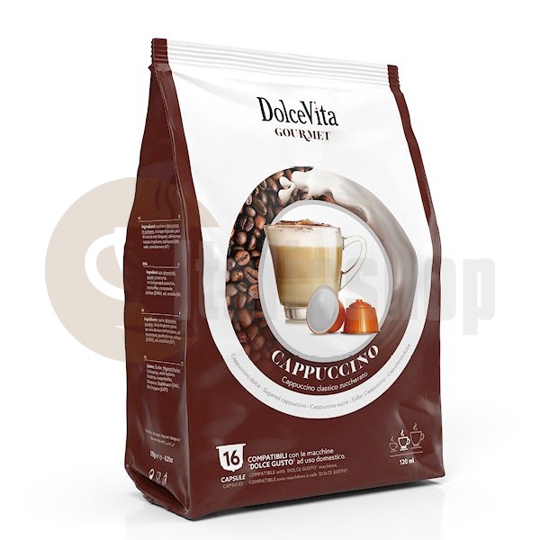 Dolce Vita съвместими капсули за Dolce Gusto Cappuccino - 16 бр