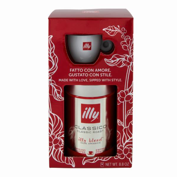 Illy Classico Мляно Кафе За Еспресо 250 гр + чаша за еспресо