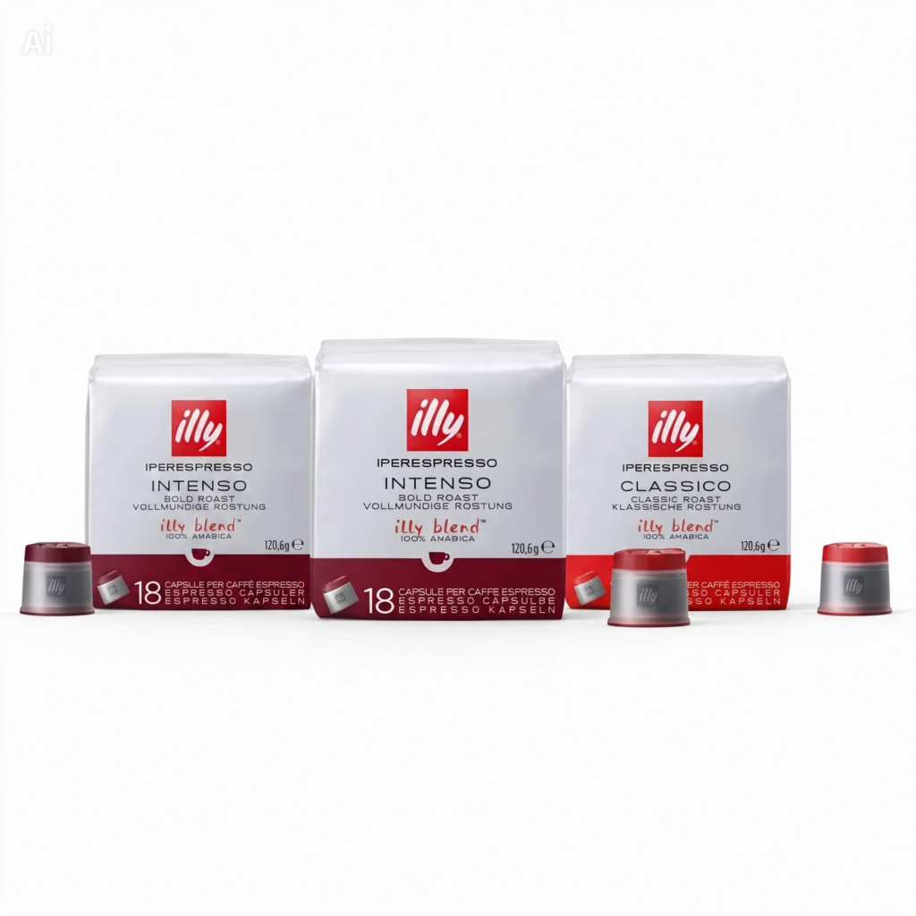 1 Illy Iper Classico & 2 Intenso Selection